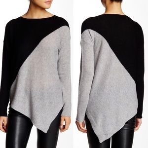 360 CashmereAngie Asymmetrical Cashmere Sweater.